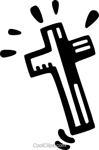 Holy Cross Royalty Free Vector Clip Art Illustration - Illustration (316x480), Png Download