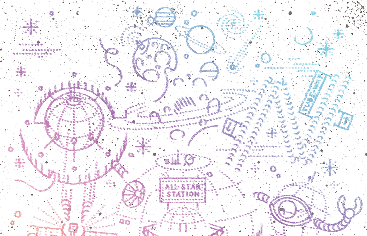 Pencil , Then Drew The Whole Composition In Illustrator, - Document (1200x771), Png Download