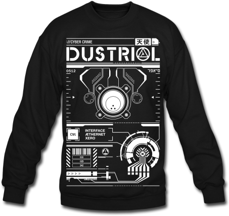 Dustrial - Cyberpunk Clothing - Sci-fi - T Rex Ugly Christmas (480x480), Png Download