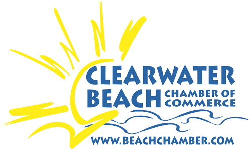 About Us - Clearwater Beach Chamber Logo (500x296), Png Download
