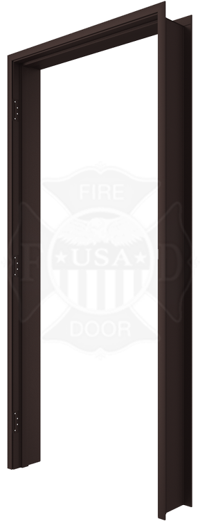 Brown Adj Steel Door Frame - Steel (314x767), Png Download