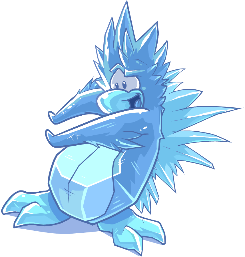 Frost Bite Holiday Party 2012 - Club Penguin Frost Penguin (858x900), Png Download