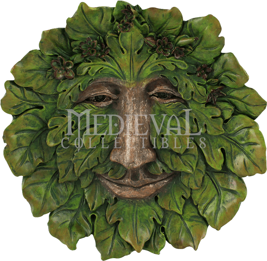 Top Collection Garden Fig Green Man Hanging Plaque, (850x850), Png Download
