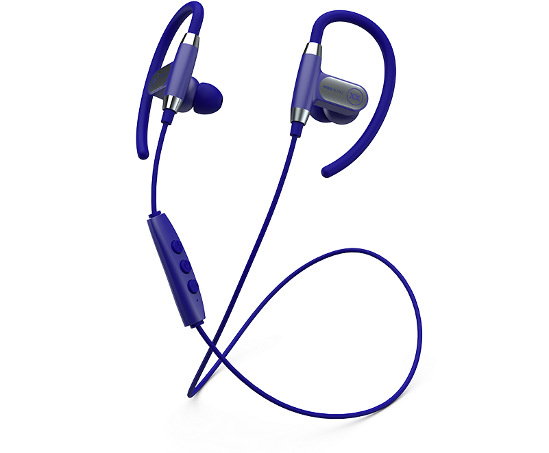 Secure Fit 2 Wireless Sports Earphones Blue - Headphones (800x800), Png Download