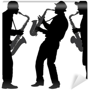 Jazz Saxophone Silhouette (400x400), Png Download