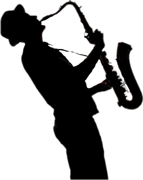 Saxofonista Desenho (480x606), Png Download