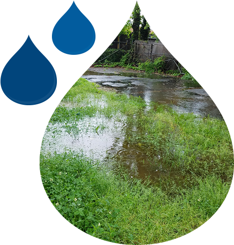 A Broken Water Main - Water (475x505), Png Download