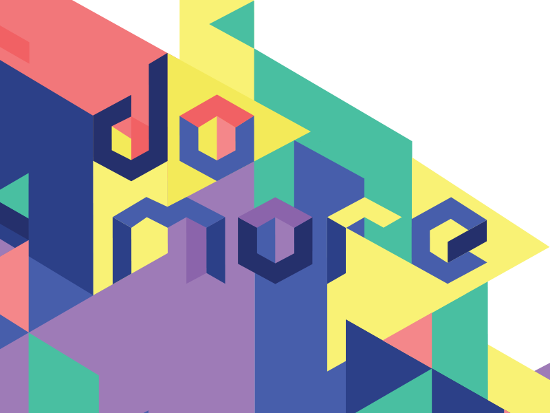 Versett Studio Mural Vector Type Bold Geometric Mural - Graphic Design (800x600), Png Download