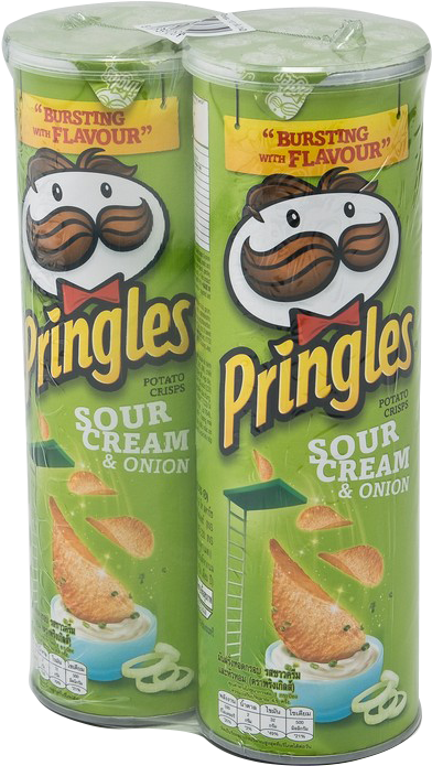 โปรโมชั่น Pringles Potato Crisps Chips Sour Cream & - Pringles Potato Crisps, Chile Con Queso - 5.5 Oz (800x800), Png Download