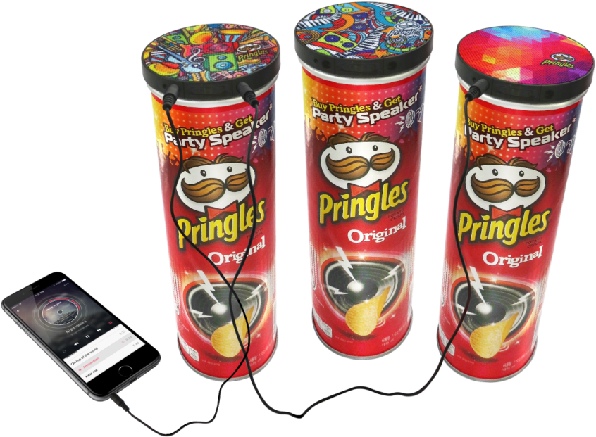 Pringles Launches Its First Music Campaign In Philippines - Pringles Cheese And Onion 165g (966x743), Png Download