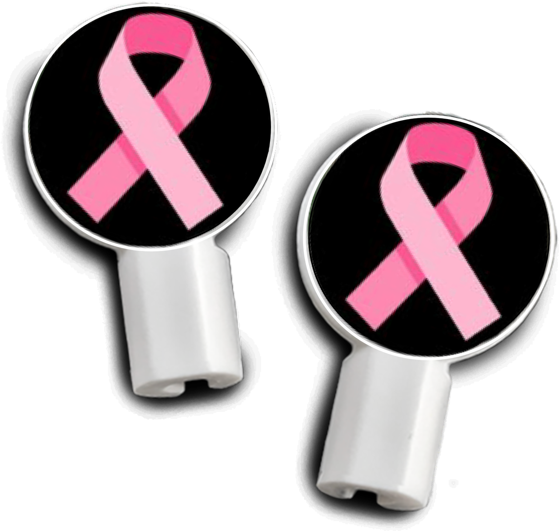 A Pink Ribbon Brings Awareness To Breast Cancer - Peace Symbols (1200x1200), Png Download