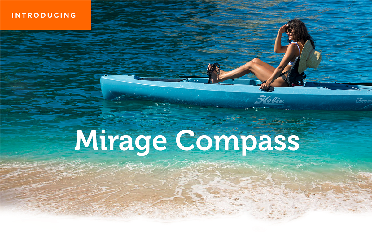 Set Your Course With The New Mirage Compass Simplicity - Hobie Mirage Compass (1200x800), Png Download