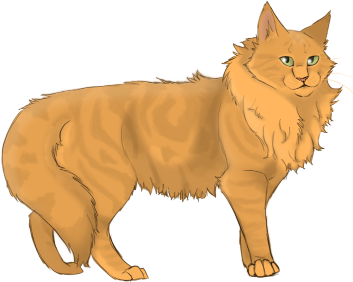 Lionheart - Lionheart Warrior Cats (750x585), Png Download