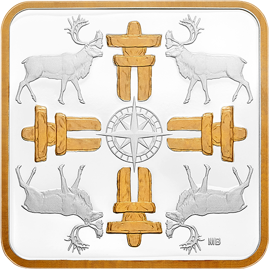 Pure Silver Gold-plated Coin - Silver (570x570), Png Download
