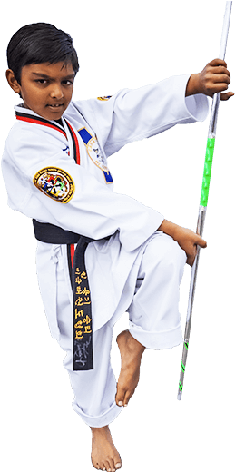 Church's Martial Arts Kids Martial Arts - Taekwondo Weapons (304x519), Png Download