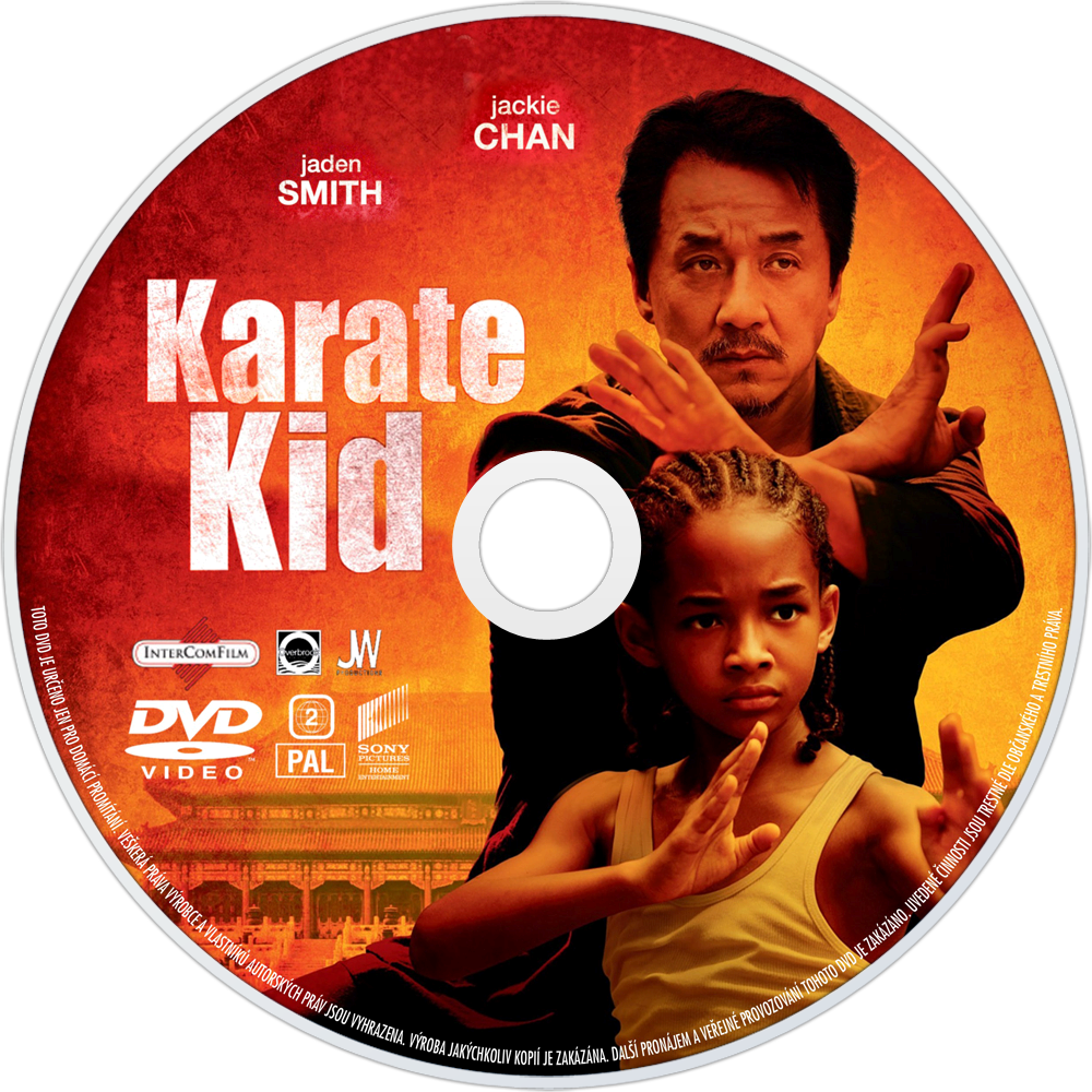 The Karate Kid Dvd Disc Image (1000x1000), Png Download
