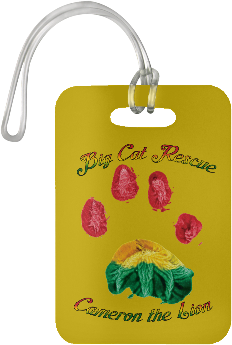 Cameron Lion Paw Print Un5503 Luggage Bag Tag - Bag Tag (1155x1155), Png Download