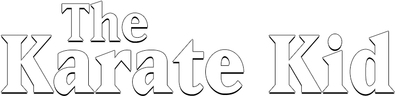 Logo For The Karate Kid - Karate Kid Movie (800x310), Png Download