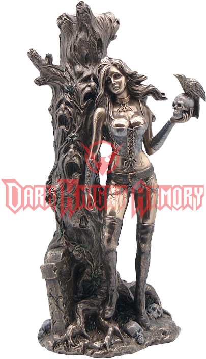 Bronze Gothic Girl By Ghost Tree Statue - Veronese Bronze Gothic Girl Statue By Ghost Tree (721x721), Png Download