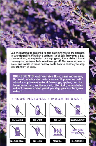 Chillout Biscuit Dog Treat (500x500), Png Download