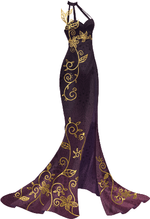 Nikki Bling Leaves - Love Nikki Dress Up Queen Golden Leafs (320x460), Png Download