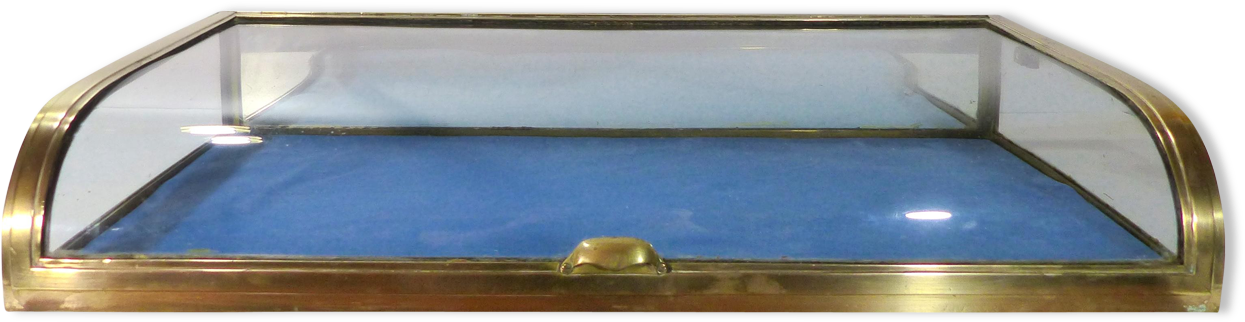 Showcase Glass Dome And Gilded Brass - Glass (1457x1457), Png Download