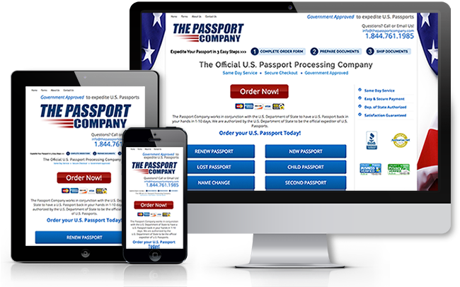 The Passport Company Offers Government Approved Expedited - Online Advertising (650x422), Png Download