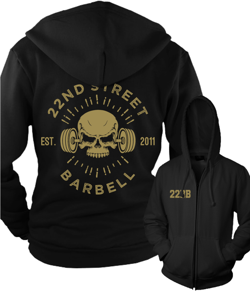 22bb "gold Skull" Zip Up Hoodie - Tribal Skull On Black Mouse Pad (825x1024), Png Download
