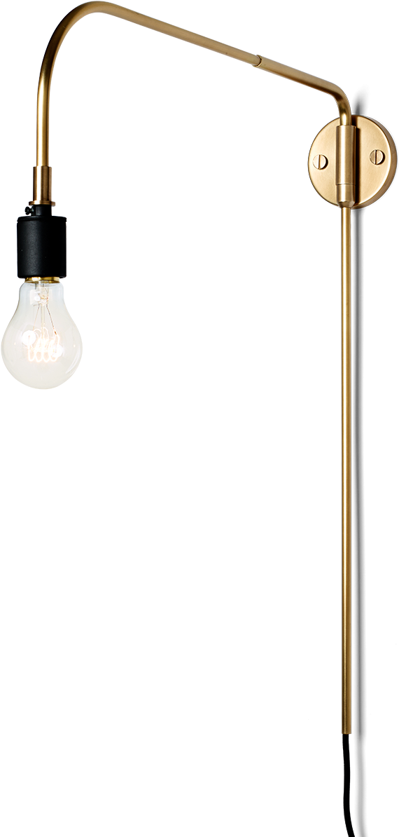 Warren Lamp, Brass - Menu Tribeca Warren Wall Lamp, Brass (990x1305), Png Download