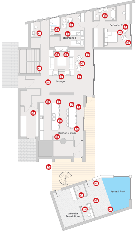 Floorplans - Sand (450x765), Png Download