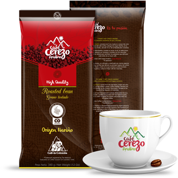 Café Cerezo Andino Grano Tostado - Nacional De Cafeteros De Colombia (360x357), Png Download