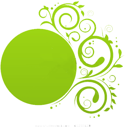 Green Floral Banner - Logo Mts Miftahul Falah Jakenan (450x470), Png Download