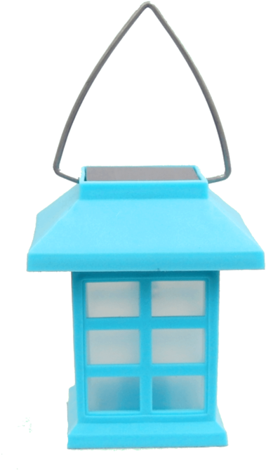 Led Solar Hanging Lantern 6x6cm Turquois - Arch (768x768), Png Download