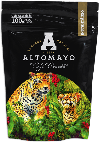 Ahí Donde El Clima Y La Tierra Son Ideales, Cultivamos - Altomayo Instant Coffee (450x610), Png Download