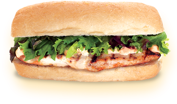 Ranch One Classic - Grilled Chicken Sandwich Png (600x350), Png Download