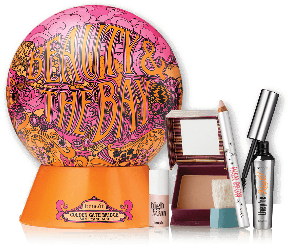 The Bay Christmas Kit Comes With Four Benefit Favourites - Beauty And The Bay Kit (1220x1380), Png Download