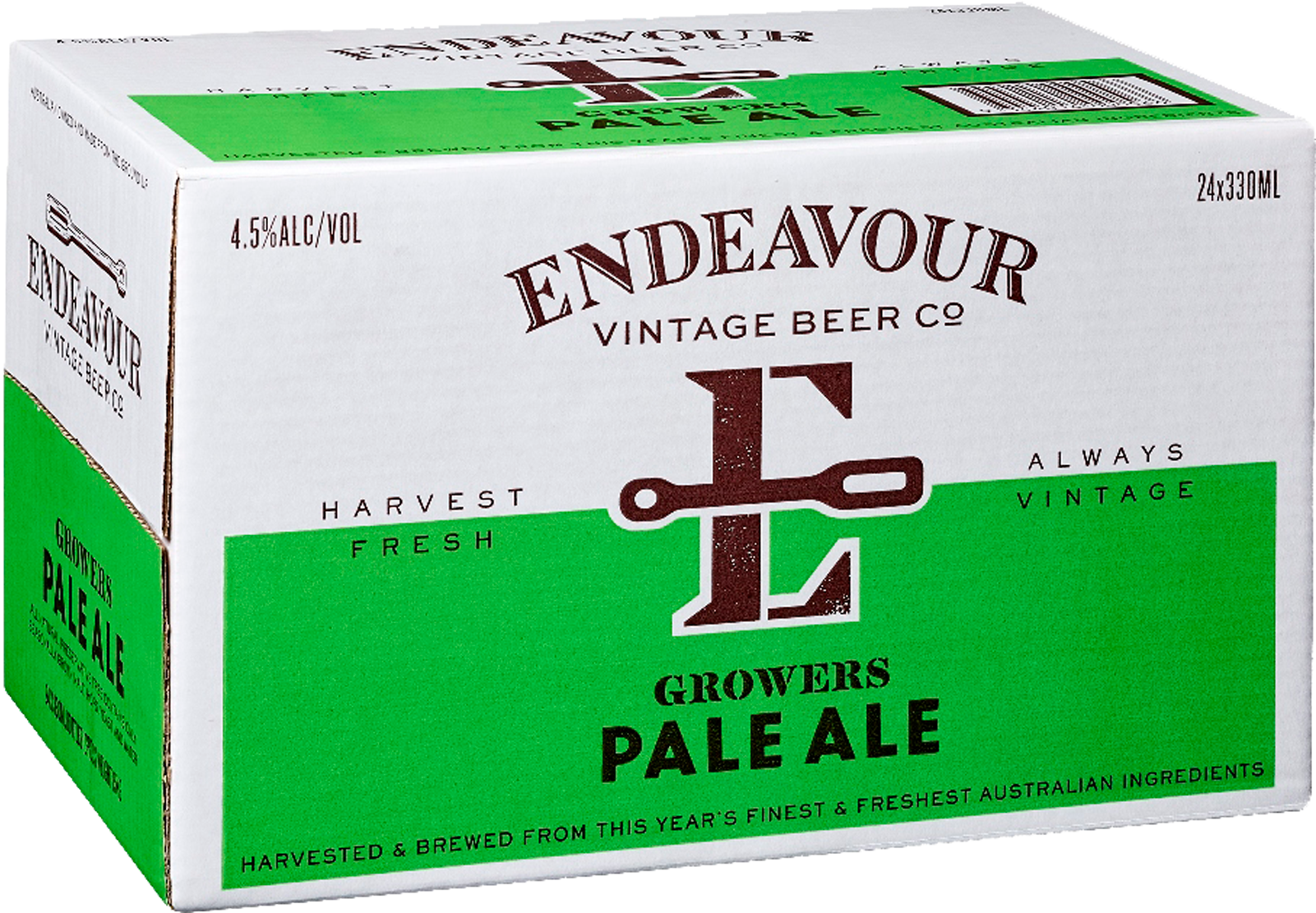 Endeavour Vintage Growers Pale Ale 24 Case - Endeavour Growers Golden Ale (1600x2000), Png Download