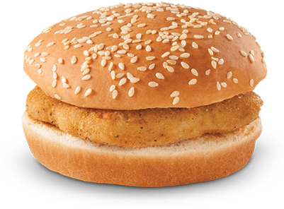 Sandwiches - Chicken Patty Sandwich (400x347), Png Download