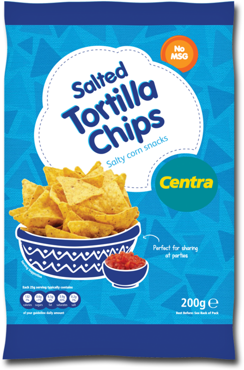 Centra Salted Tortilla Chips 200g - Maria Dolores Tortilla Chips 200 G Schweiz Die Perfekte (800x800), Png Download