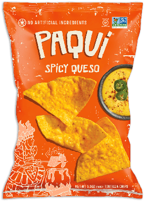 Paqui Spicy Queso Tortilla Chips, - Paqui Tortilla Chips, Spicy Queso - 5.5 Oz (650x499), Png Download