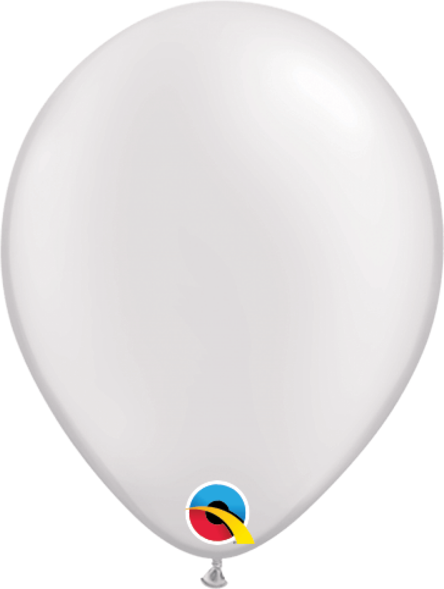 Balão Branco Perolado 5" - Qualatex (1200x1200), Png Download