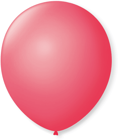 Balão Rosa Pink Png (413x472), Png Download