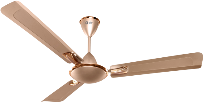 Orient Gratia Shine Anti Dust Decorative Ceiling Fan - Orient Gratia Ceiling Fan (650x500), Png Download