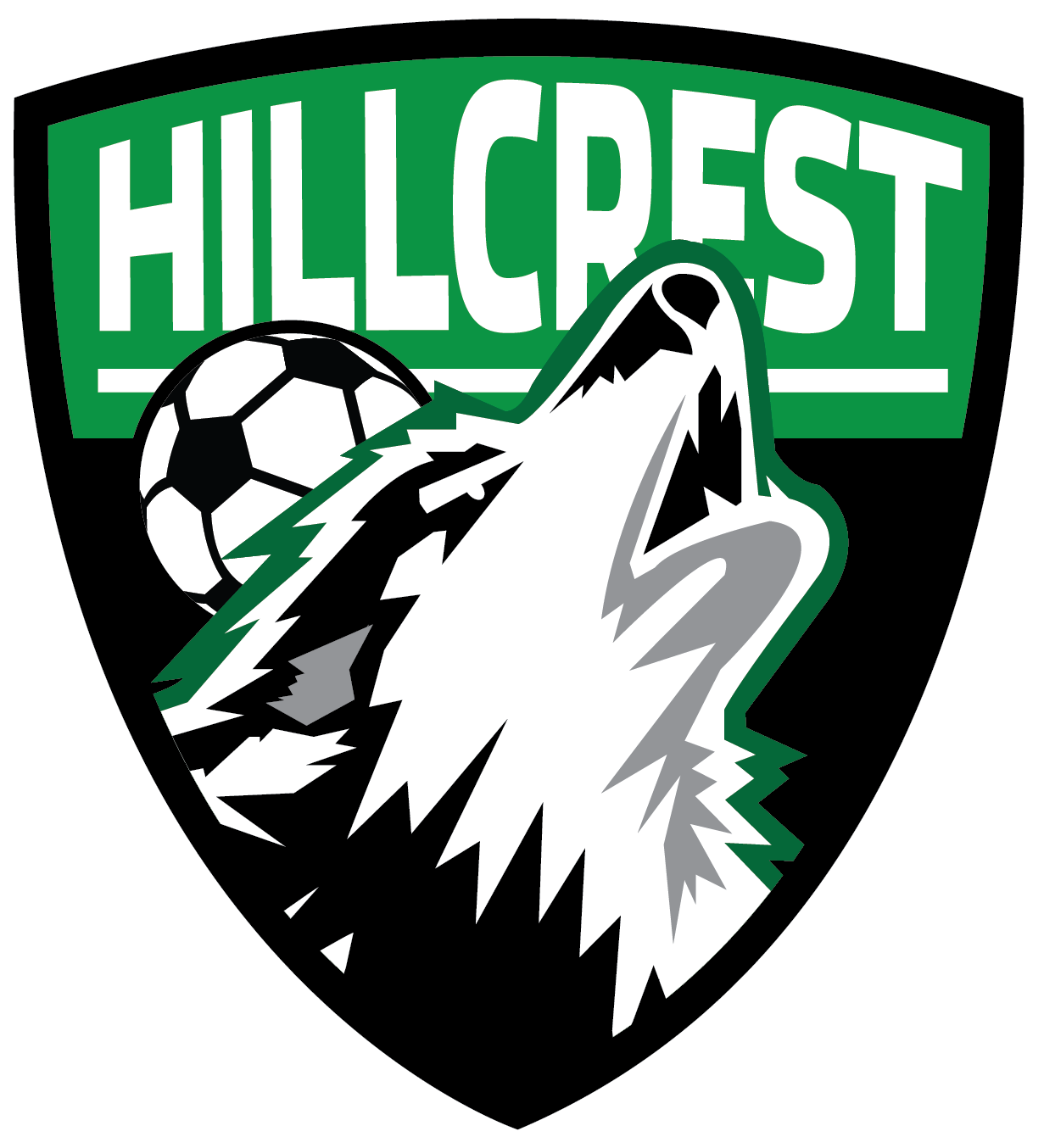 Hillcrestsoccerlogofinal - Hillcrest Huskies High School (1317x1461), Png Download