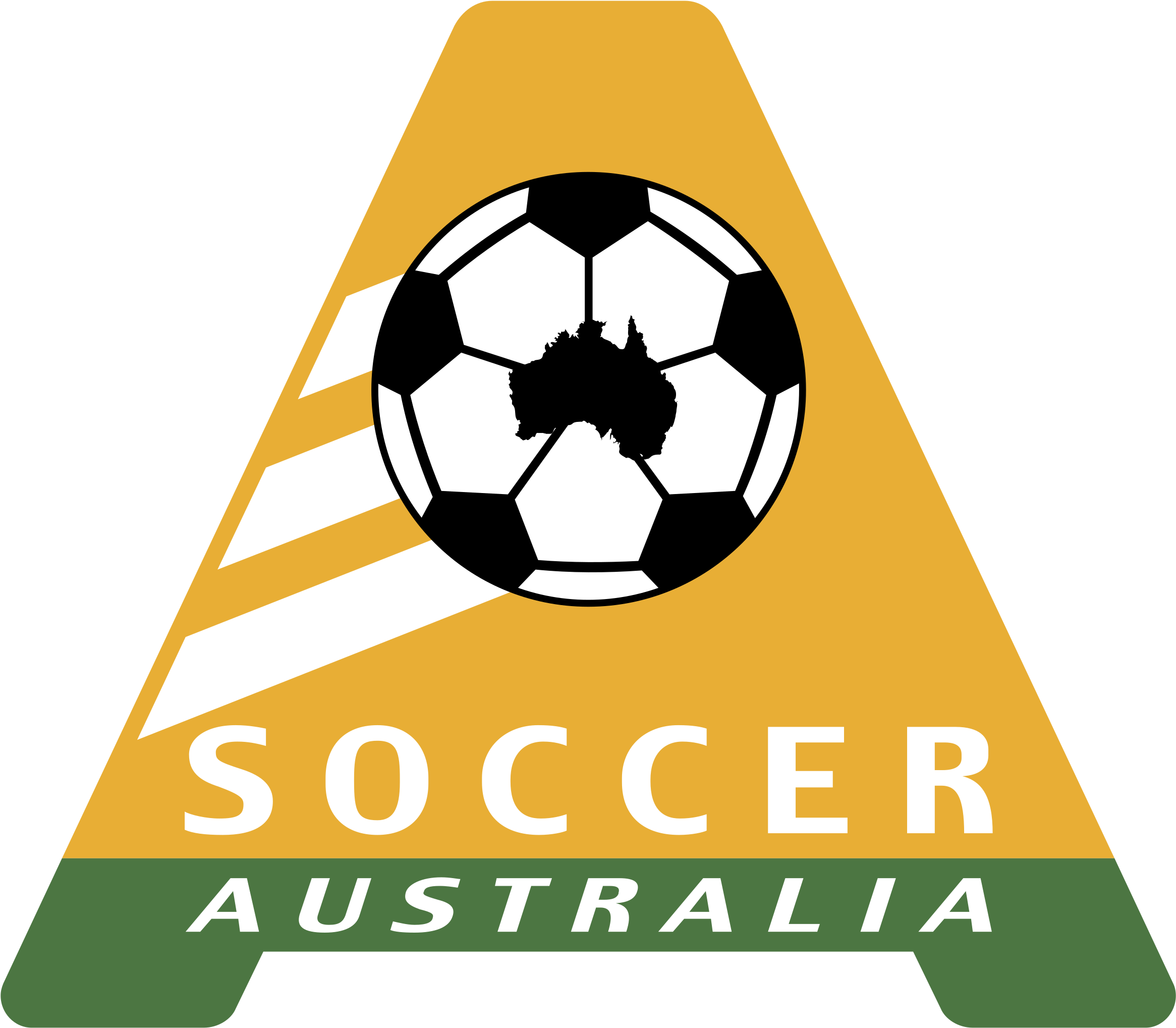 Australia Soccer Logo Png Transparent - Sports Balls With Names (2400x2400), Png Download