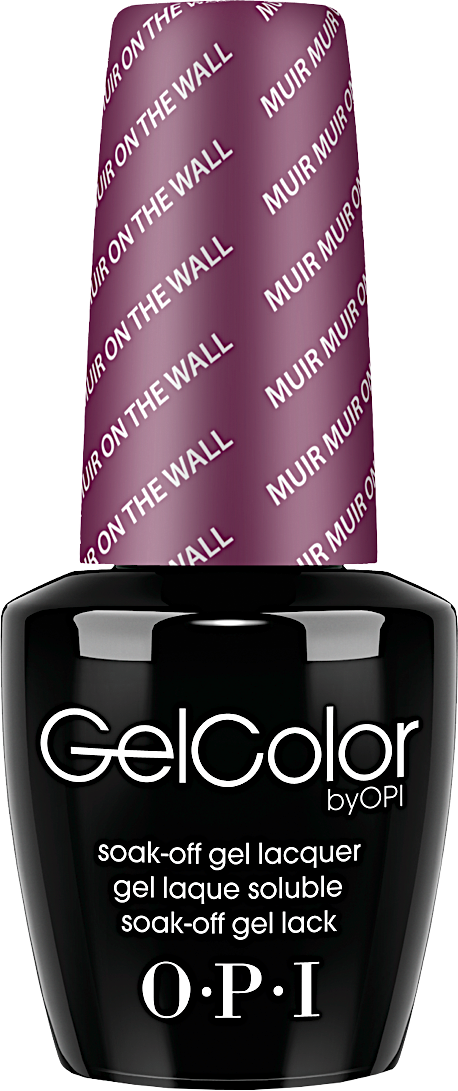 Muir Muir On The Wall - Opi Gelcolor Just Lanai Ing Around (235x560), Png Download