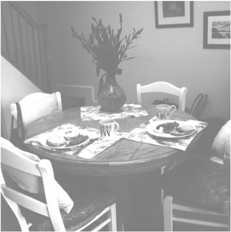 Thekitchentable - Monochrome (451x453), Png Download