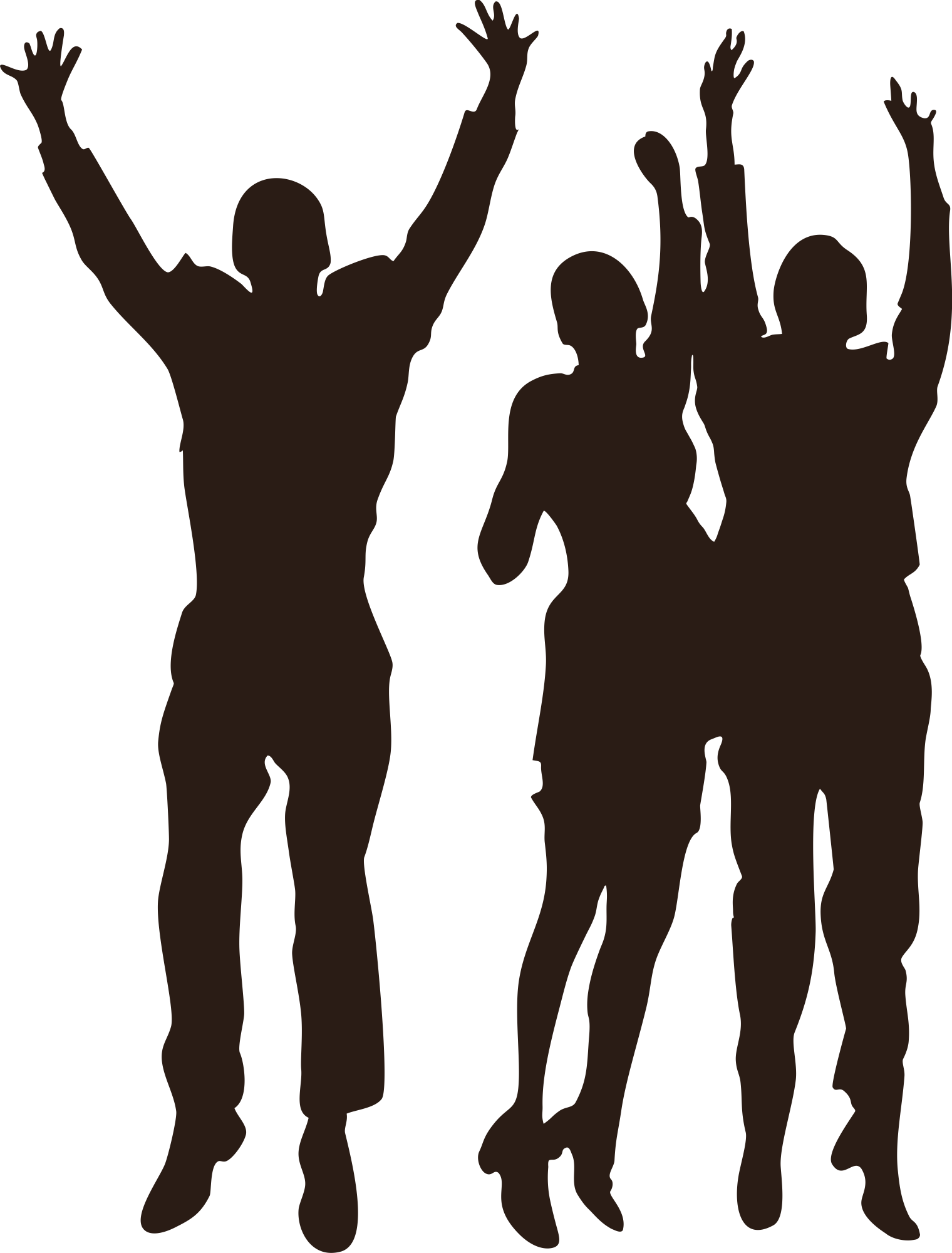 Silhouette Team Jumping Woman 1221445 - Diabetes Blood Glucose 3 Year Journal: The Easy Way (1520x2000), Png Download