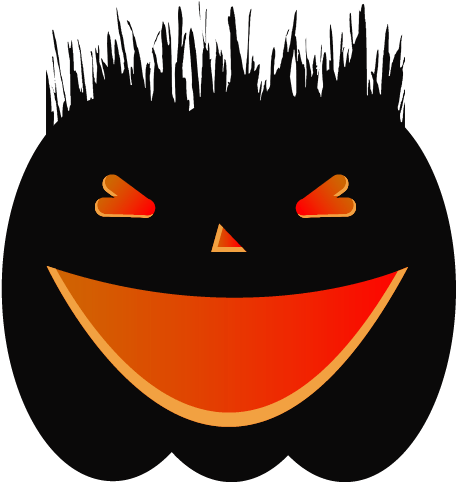 Super Happy Pumpkin - Jack-o'-lantern (618x618), Png Download