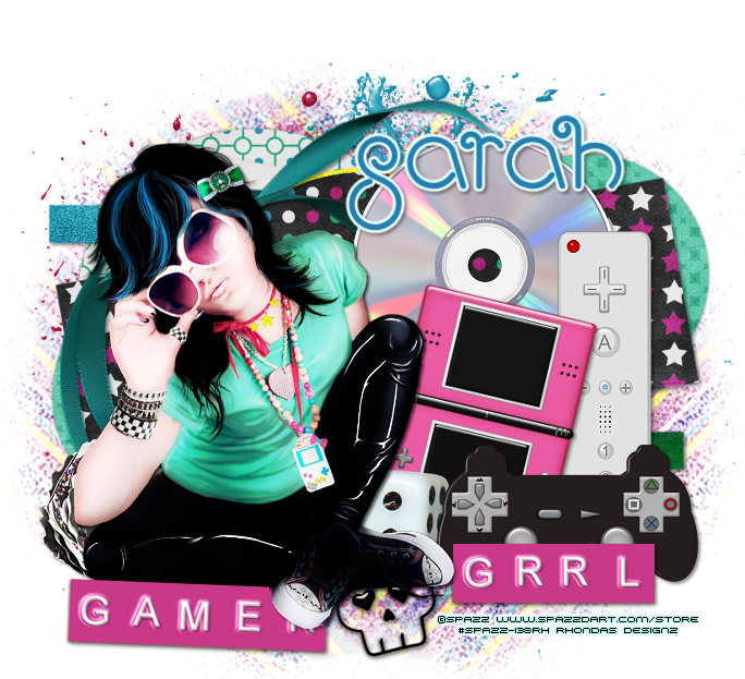 Gamer Girl - Ptu - Graphic Design (700x700), Png Download